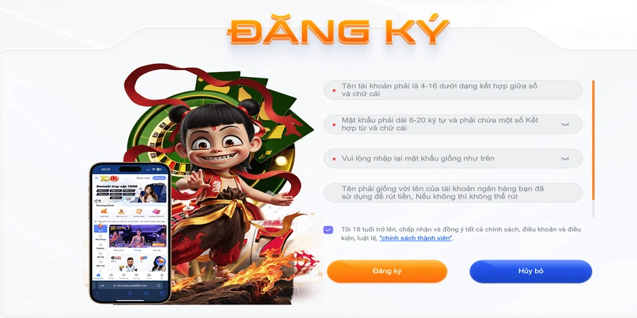 Đăng ký td88