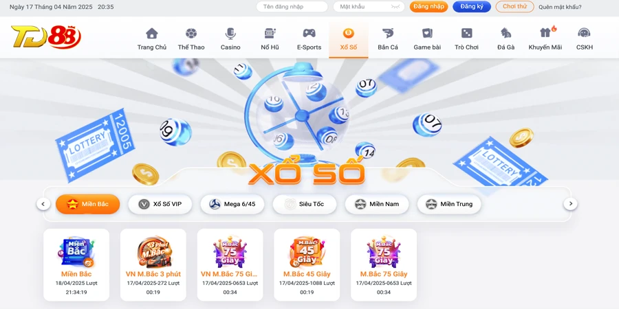 xổ số td88